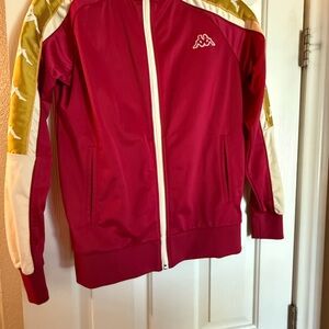 Kappa Red and Gold Track Jacket